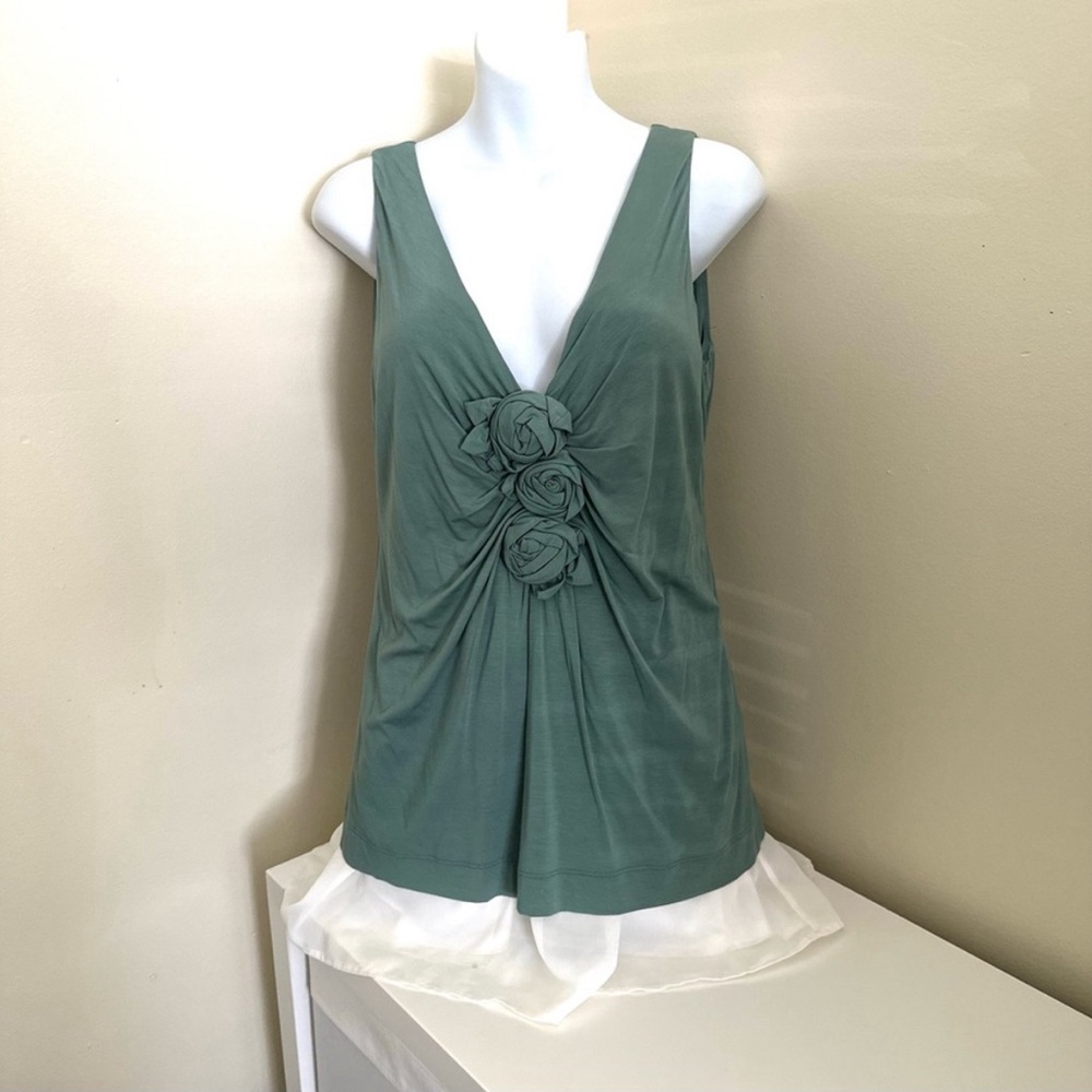 MOSCHINO teal top